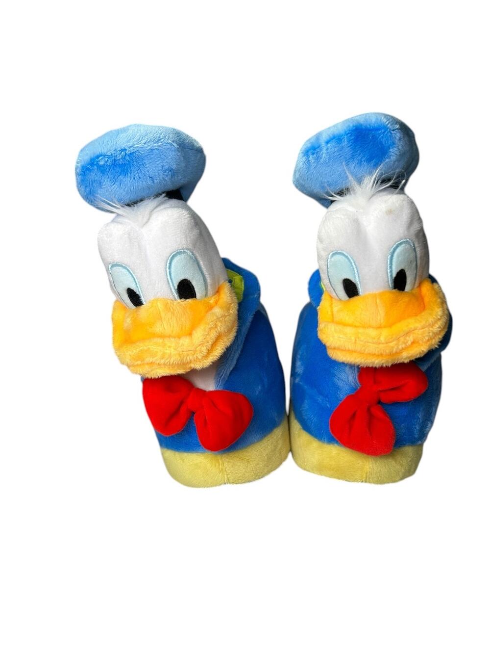 Disney Donald Duck Plush Slippers Unisex Size 4